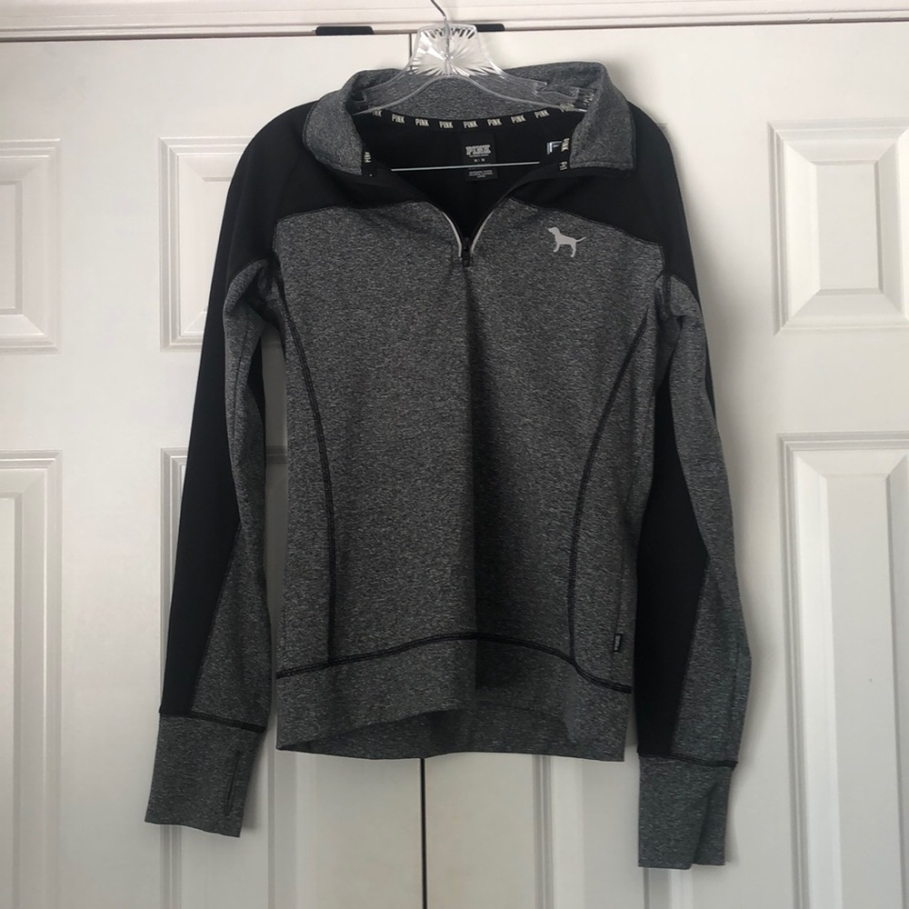 Medium Pink Victoria’s Secret quarter zip